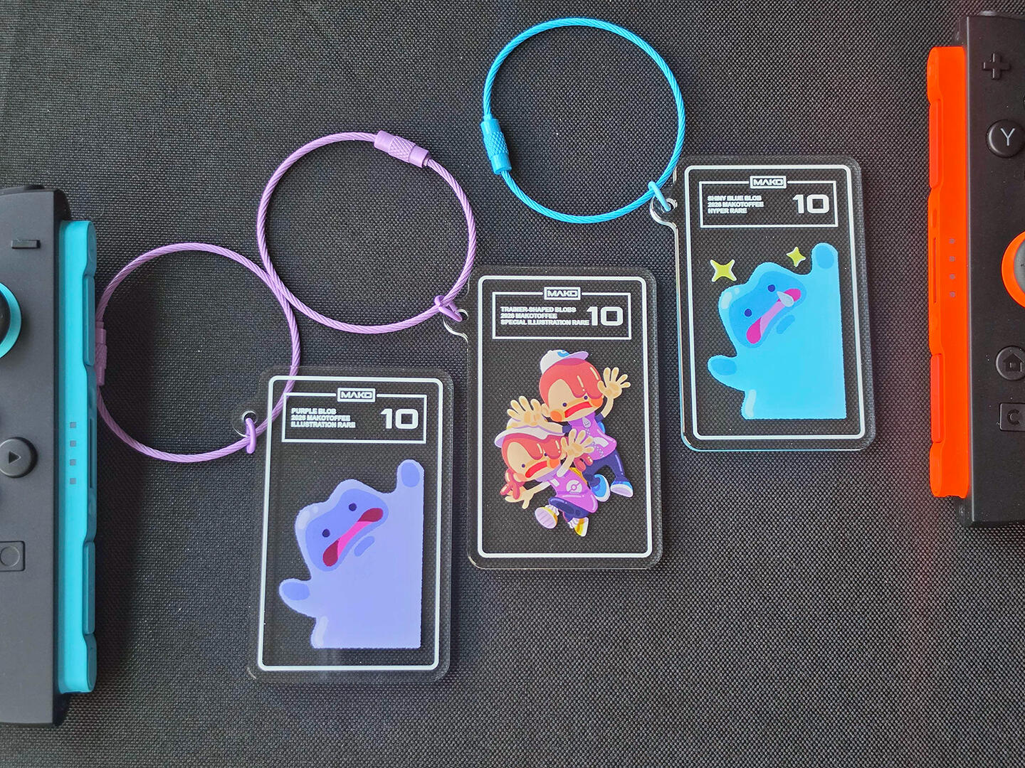 Pokopia Ditto Slab-Inspired Keychains (Front) - 2026