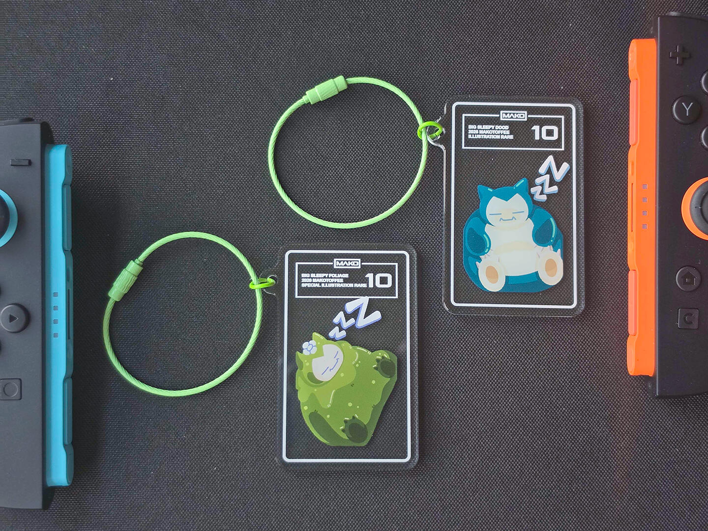 Pokopia Snorlax Slab-Inspired Keychains (Front) - 2026