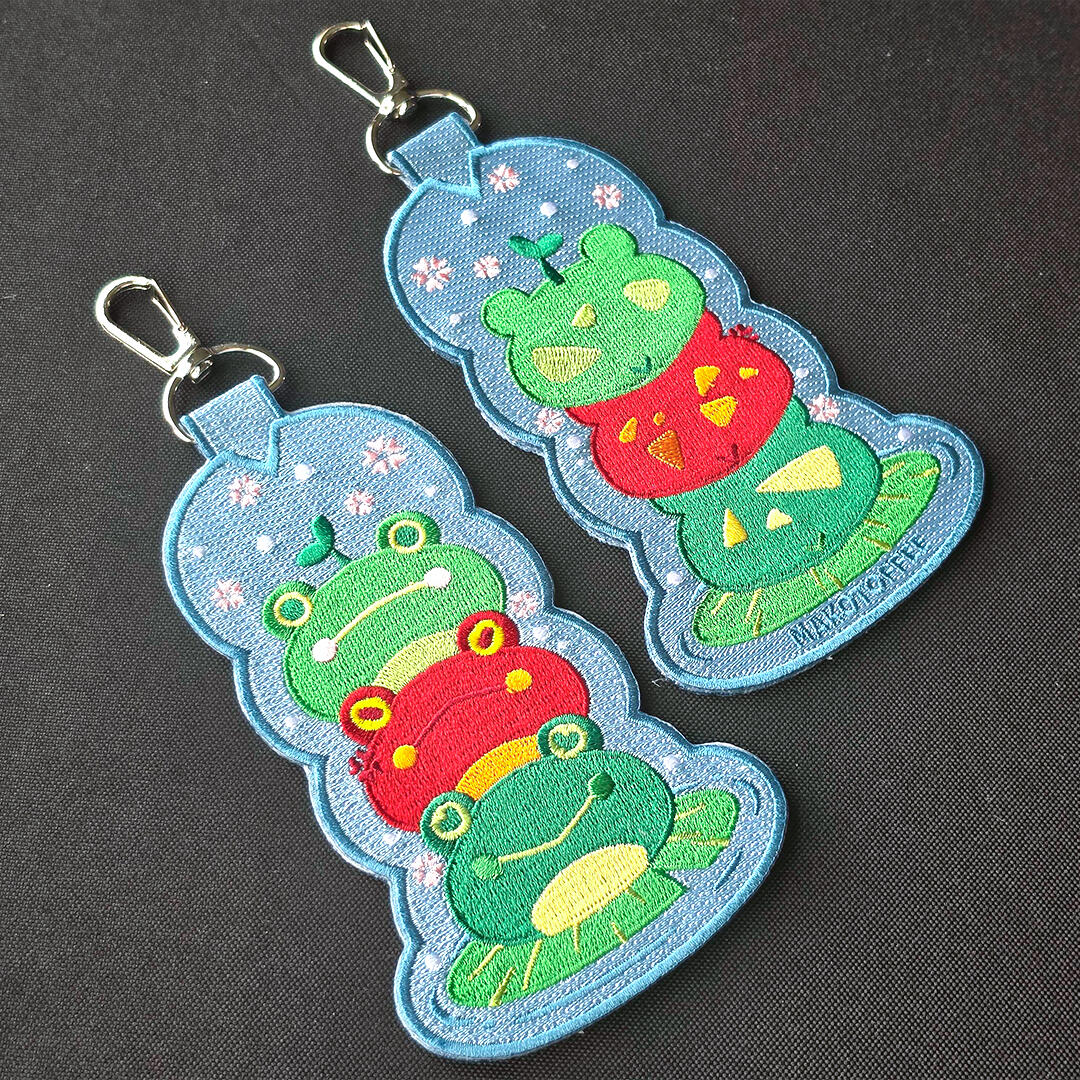 Frog Stack (Original) Embroidered Jet Tag - 2025